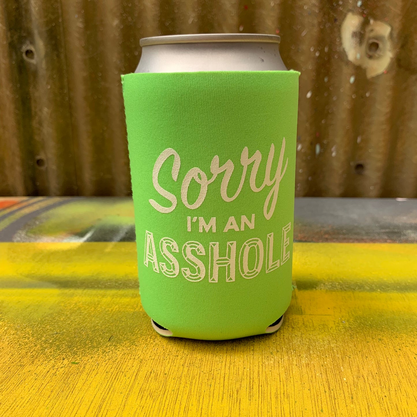 Sorry I’m an Asshole Beer Coozie