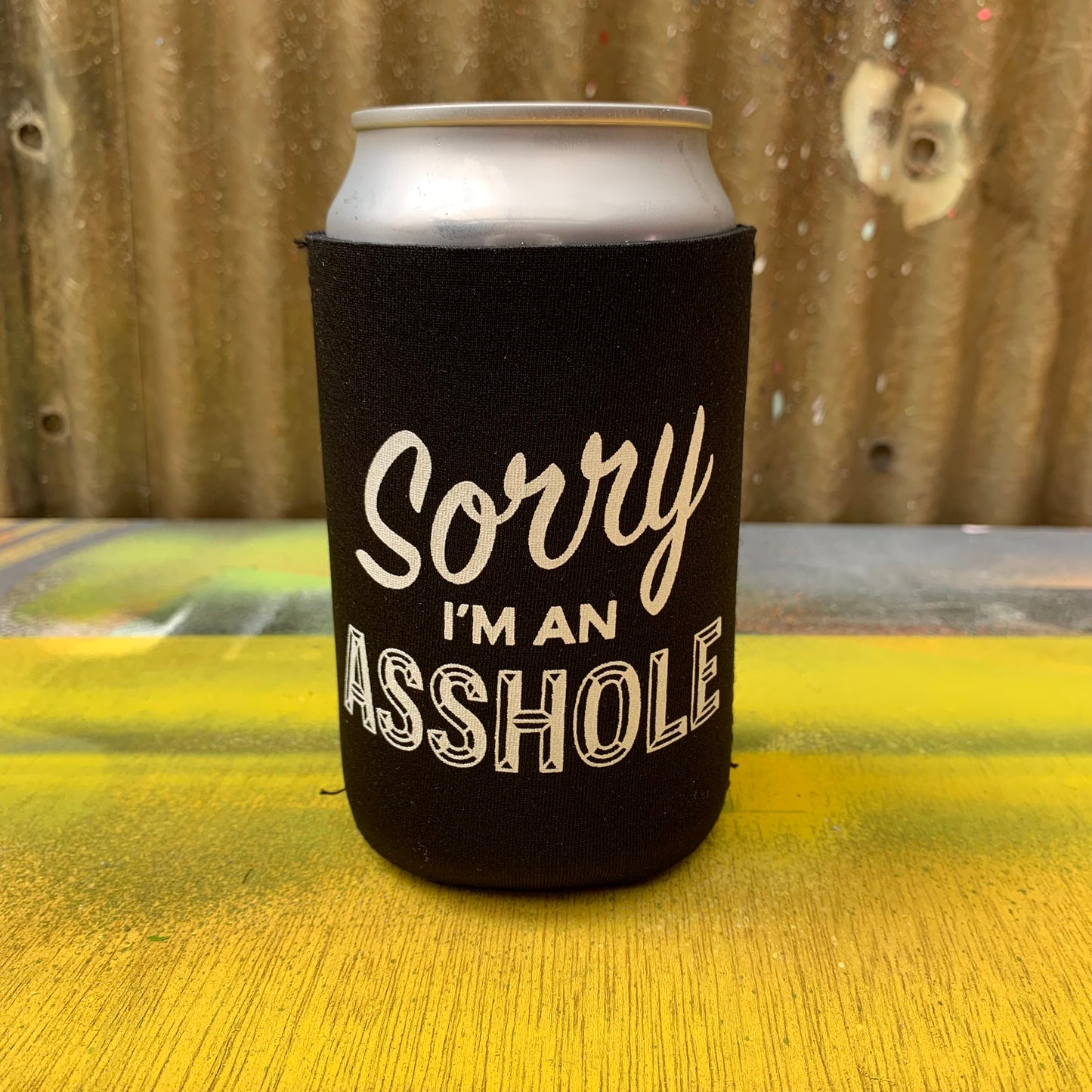 Sorry I’m an Asshole Beer Coozie